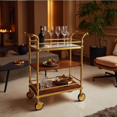 Glamourista Rolling Bar Cart Glamourista Rolling Bar Cart