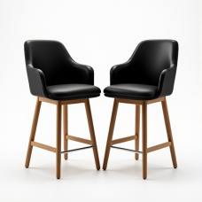 Glamour Birch Bar Stool Duo Glamour Birch Bar Stool Duo