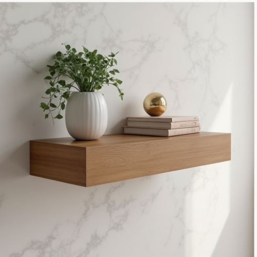 Glam Haven Minimalist Floating Shelves - Set of 3